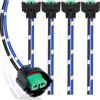 HAAMNING7 5 PZ H11 H8 Adattatori femmina Prese per cablaggio per 881 880 890 Fari Lampadine Fendinebbia, con trecce di filo da 8.5 cm