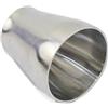 AESRTMJ Raccordi Per Tubi Di Scarico Universali Per Autoveicoli Da 63 Mm A 76 Mm In Acciaio Inox 304 Per Saldatura Giunti Riduzione Grandi A Piccoli(OD 76mm-54mm)