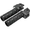 MAMXVKVZEU Pedali Pedane Poggiapiedi Con Moto Per Z125 PRO Z250/SL Z300 Z400 Z800 Z650 Z900 Z1000(Nero)
