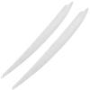 SVTSTRQE Auto Per VW Per Golf 7 7.5 VII MK7 MK7.5 GTI R GTE GTD 2013-2020 Fari Sopracciglia Palpebre Adesivi Copertura Carrozzeria Kit(Bianco)