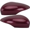 Generico Lato Retrovisore Calotta Calotta Per Specchietto Retrovisore Esterno Auto Per Ford Per Fiesta MK7 2009-2017 Guscio Di Protezione E Copertura Laterale(Magenta 1 paio)