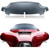 JMTBNO Parabrezza Onda da 11,4 cm in Fumo per Motocicletta Compatibile con Harley Davidson Touring Street Glide/Electra Glide/Ultra Limited/Tri Glide FLHT FLHX FLHXS FLHTK 2014-2024