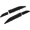 Airshi LR027307 Griglia Laterale Modanatura Portiera Nero Lucido 4 Pezzi Cromato per Range Rover Evoque L538
