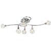 BRILLIANT lampada Joya spot soffitto 6flg cromato | 6x QT14, G9, 33W, adatto per lampade con piedini base (non inclusi) | Scala da A ++ a E | Testa orientabile