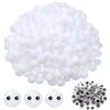 TOAOB THE ONE AND ONLY BABY TOAOB 1000 Pezzi 1cm Pompom Bianco Pompon Ponpon