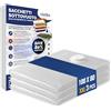 Excelux 3 Sacchetti Sottovuoto Grandi XXL 100x80 - Buste Salvaspazio di Qualità Superiore per Vestiti, Piumoni, Coperte - Sacchi Jumbo Riutilizzabili per Cambio Stagione, Armadio e Viaggi