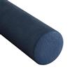 MSNCS Cervicale Rotolo Cilindro Cuscino lungo 30/40/50/60/70/90/100 cm, Cuscino Cilindrico Memory Foam Supporto Rimovibile Cervicale/Lombare, per Letto, Divano,Yoga,Lombare(Blu navy,15cmx60cm)
