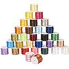 PH PandaHall 30 Colori 2mm Filo di Nylon Corda di Trim in Nylon Raso Rattail per Fare Nodo Nois Bracciale Collana Perline Kumihimo, 10m/Rotolo