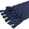 MARARDI [Pack 10] Cerniere [Blu Navy] Nylon [25 cm] Chiusure Lampo per Cucito e Artigianato per Stoffa Vestiti Borse per Cucire a Macchina Patchwork Tessuto di Cotone con Chiusura in Metallo