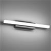 Klighten Lampada da Specchio Bagno 9W 40cm, IP44 Bianca Fredda 6000K, Nero | Alluminio + Ferro + Acrilico, 600 Lumen, Luce Specchio LED Bagno, Moderno, Resistente agli schizzi IP44