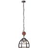 BRILLIANT lampada Matrix lampada a sospensione 34cm nero antico | 1x G95, E27, 60W, adatto per lampade standard (non incluse) Scala da A ++ a E | La catena può essere accorciata
