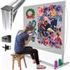 NODOCA Telaio e Kit Tufting da 160 cm, supporto in alluminio e metallo per la produzione di tappeti