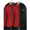 Maishijie in tessuto Oxford traspirante per vestiti, borse per vestiti e vestiti, completo con cerniera lunga, per viaggiare facile da trasportare (Nero（100cm-2pack）)