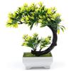 XBAIPIN Pianta artificiale in vaso Bonsai - Elegante pianta artificiale in miniatura, albero decorativo per soggiorno, ufficio, camera da letto e balcone, facile da pulire, decorazione da tavolo senza