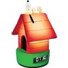 Peanuts Snoopy Doghouse - Sveglia a LED - Orologio digitale alimentato tramite USB, con illuminazione bianca calda, funzione snooze e display a LED