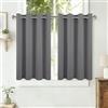 DWCN Tende oscuranti per piccole finestre, 120 x 90 cm (altezza x larghezza), opache, per sistema di binari, termico, per cucina, cantina, 2 pezzi