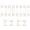 Aelxveba 12pcs Sicurezza del Bambino Chiusure di Sicurezza Trasparente in Plastica con Adesivo, Protezione Versatile Armadi, Sedili per WC, Frigoriferi e Altro, Sicurezza Domestica