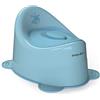 BABYLON Snail Vasino Bambini con coperchio, Vasino WC, da 1 anno, Blu