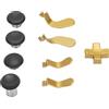 Generic Sostituzione Levette in Metallo per Controller Serie 2 Decorazione Squisita e Gameplay Fluido per Giocatori d'élite (GOLD)