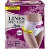 Lines Specialist Pants Discreet Assorbenti per Urina, Taglia L, 7 Pezzi