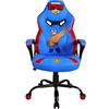 SUBSONIC - Sedia da Gioco Brawl Stars El Primo per Bambini e Ragazzi - Poltrona da Ufficio Ergonomica con Dchiuma ad Alta Densità, Meccanismo Basculante e Comodi Braccioli - Altezza Regolabile - Blu