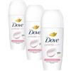 Dove POWDER DEODORANTE ROLL-ON SENZA ALCOOL 50ML (Confezione da 3)