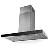 FABER Stilo Glass Smart A90 - Cappa Aspirante 90 cm Cucina Inox Classe Energetica B