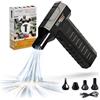 Technaxx Soffiatore Aria Compressa Elettrico 80W Air Duster fino a 100000 RPM con 3 Velocità 5 Ugelli USB-C Ricaricabile Senza Fili per Pulizia PC Tastiera Auto Fotocamera TX-391
