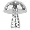 ZeiLaBang Kakadi Disco in spugna grande, palla da discoteca in argento, palla da discoteca con funghi, decorazione per feste, bar, decorazioni per la casa, oggetti di scena per spettacoli, effetti di luce DJ, feste