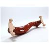 AKLOT Spalliera per violino 4/4 e 3/4: realizzata in pino bianco massiccio, finitura a righe tigrate, spugna spessa traspirante, morsetti in silicone che non danneggiano la vernice, design ergonomico