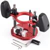 Baoblaze Piastra Fresatrice Legno Piastra Inserto Tavolo Piastra Base Guida Rettilinea in Alluminio con Bordi Arrotondati E Segni Incisi Stabilità Prolungata E, style to 1