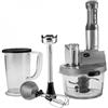 Karaca Mastermaid - Robot da cucina in vetro d'acciaio con frullatore lungo, 2500 W, Galaxy Grey