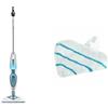 BLACK+DECKER FSM1630 Lavapavimenti a Vapore + FSMP30 Panni in Microfibra Triangolari per Steam Mop e Steambuster, 2 Pezzi