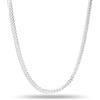 LeCalla 925 Gioielli italiani in argento sterling Regalo di tendenza 1,3 MM, 2 MM Collana a coda di volpe per donne e uomini con chiusura ad anello a molla (16, 18, 20, 24 pollici)