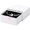 PANDORA Icons - Bracciale con maglia snake e chiusura a T, con incisione personalizzabile