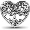 GNOCE Charm a forma di albero della vita, in argento Sterling, per bracciale/collana, per donne, ragazze, moglie, figlia