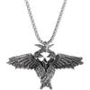 GZHENGZG Collane da uomo e gioielli da donna Seraphim Demon Wings Collana con pendente per le donneCiondolo in stile gotico Hip Hop Gioielli Accessori Regalo di moda classica