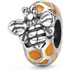 GNOCE Tappo Farfalla Croce per Braccialetti con Ciondoli Argento Sterling 925 con Pietre CZ Colorate Regalo Gioielli per Donne Ragazze Figlia Fit Bracciali/Collana