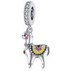 MEETCCY Charm da donna in argento Sterling 925 con ciondolo a forma di animale, compatibile con braccialetti Pandora europei fai da te
