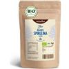 vom-Achterhof Polvere di Spirulina biologica blu, 100 g, superfood altamente concentrato dell'alga spirulina, 100% vegano e naturale, lavorato delicatamente, ricco di proteine, poppa