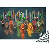 5M3D7C8V Spezie Colorate Scena da Cucina Puzzle 1000 Pezzi Puzzle per Adulti Puzzle Carta Relax Concentrazione Famiglia Decorazione Regalo 52x38cm/1000pcs