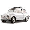 Burago Bburago - Fiat 500L 1968 - Modellino Realistico Auto d'Epoca in Scala 1:18, Replica Diecast con Aperture, 2 Colori Casuali, Licenza Ufficiale Fiat, Età Consigliata 3+ Anni