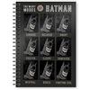 SD toys - Quaderno A5 Batman DC Comics, per Adulti, Unisex, Multicolore, 15 x 21 cm