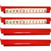 Generic Mahjong Racks - Organizer per piastrelle in polistirolo, 47 cm, in legno, robusto, mini rack Mahjong con pulsanti per tavolo da gioco, casa, famiglia, club e attività ricreative