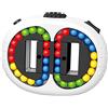Jiuhao Giocattolo rotante a forma di cubo di fagioli magici, giocattolo portatile con fagioli magici, gioco da dita, antistress, puzzle per bambini, adolescenti, adulti, palla smistamento infinito