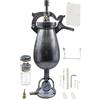 Generic Cannoncino Cinese Popcorn 1000ml, Macchina per Popcorn a Pressione | Acciaio inox 304, con manometro, manovella manuale, ideale per campeggio e casa
