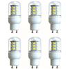 ShuoHui Lampadina LED GU10, tubo 4 W, 230 V, 400 lm, luce bianca calda, 3000 K, non dimmerabile, ricambio per lampade alogene da 40 W, 24 SMD 5730 LED GU10, per plafoniera, lampada da parete (6)