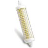LedWekei Set 4 LED R7S 118mm 15W 80 chip 2835SMD, sost. 150W alogena, doppio attacco lineare per illum. a lunga distanza e paesagg., 2700K caldo
