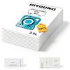 HIYOUNG 10 sacchetti per la polvere compatibili con aspirapolvere Guard L1 / Guard S1 / Guard M1, con 1 set di filtri in cotone