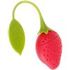 PRETYZOOM Infusore Per Tè in Silicone a Forma Di Fragola Con Manico Flessibile Colino Da Tè Ideale Per Infusione Di Sfuso in Tazze E Teiere Facile Da Pulire Accessorio Per Tisane